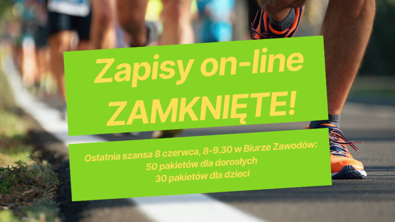 Zapisy online zakończone! Dziękujemy!